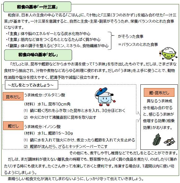 和食の基本